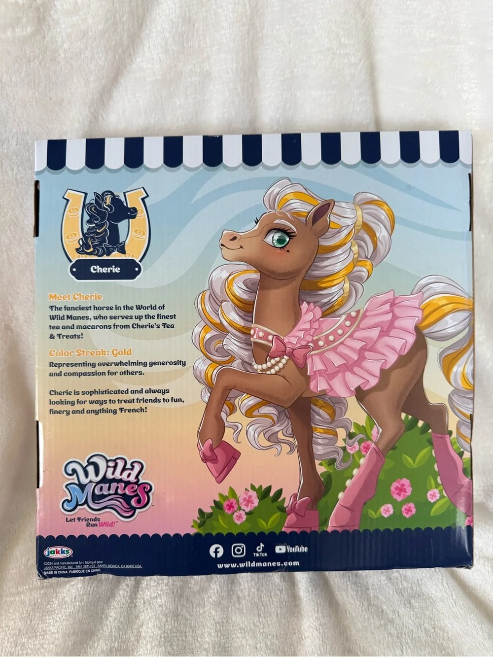 Cherie's Tea & Treats Poseable Horse Playset - Pink & Turquoise